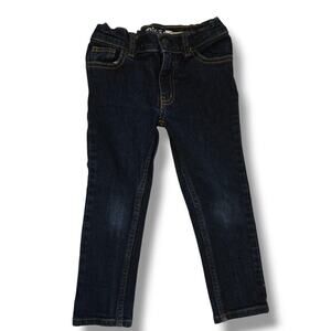 OshKosh B'gosh Toddler Girls Indigo Blue Skinny Jeans 4T Adjustable Waist
